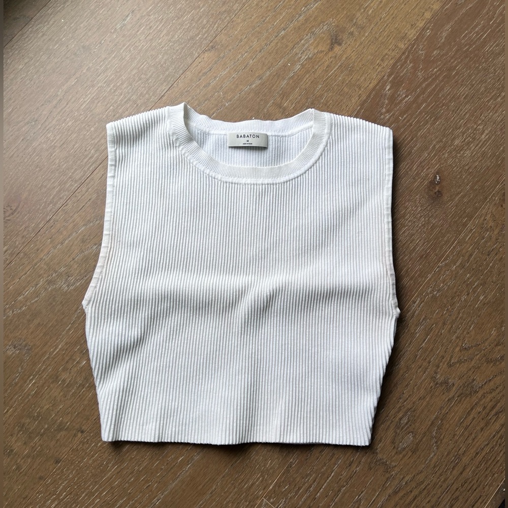 White Aritzia Crop top